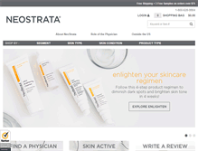 Tablet Screenshot of neostrata.com